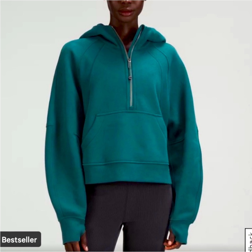 NWOT lululemon storm teal scuba size M/L